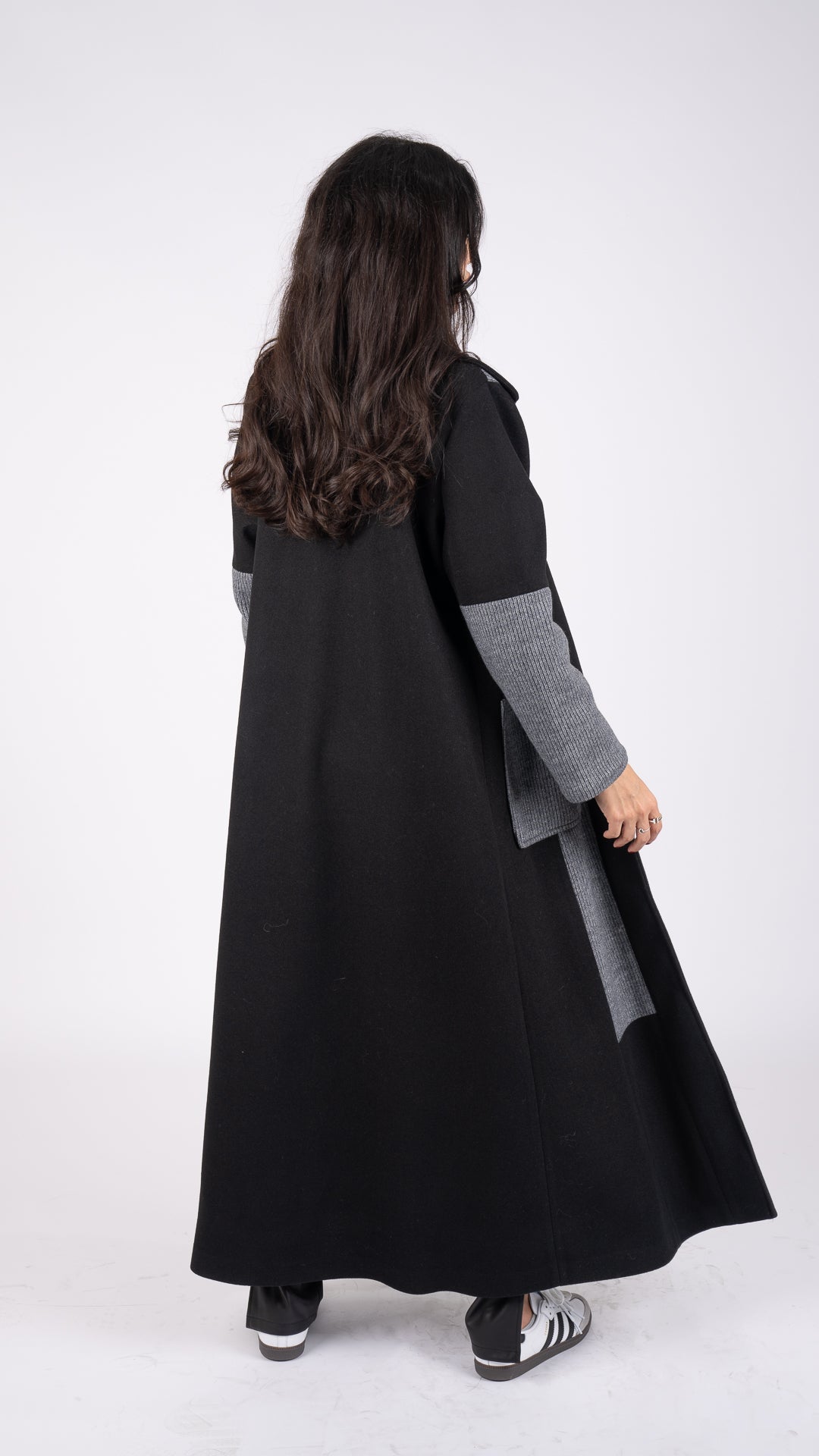 Mix Material Coat  جاكيت