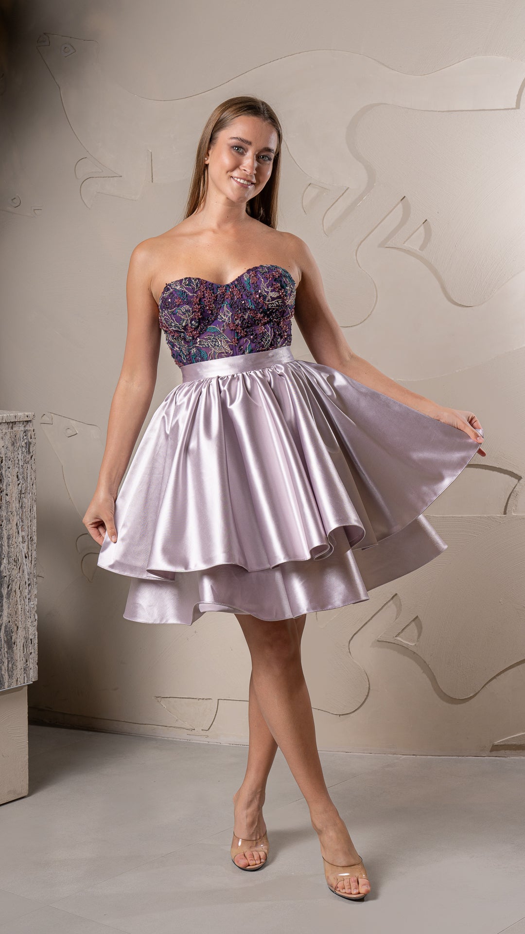 Dream Embroidery Gown فستان سهرة