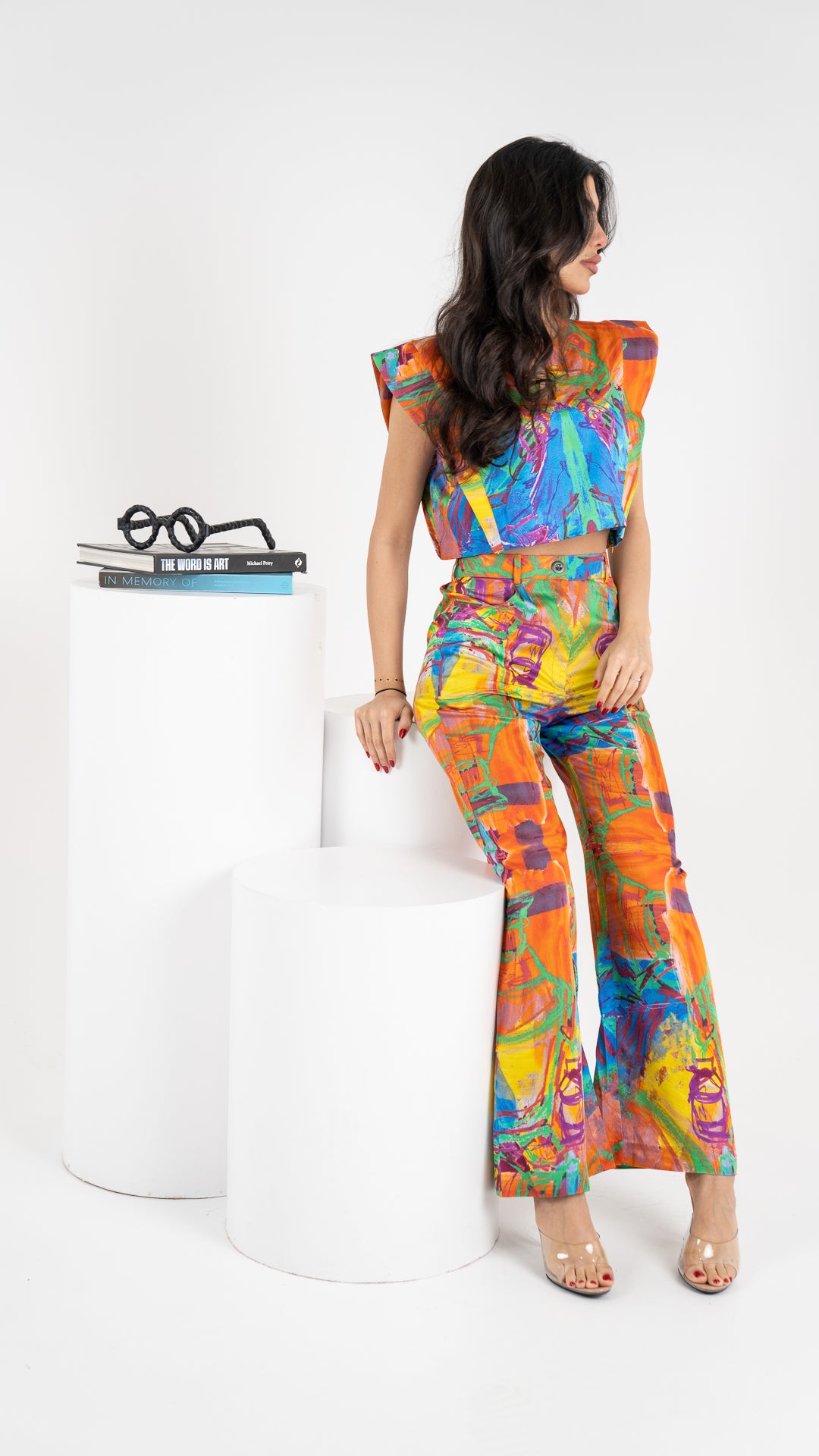 Mural Flared Trouser (SET) بنطرون