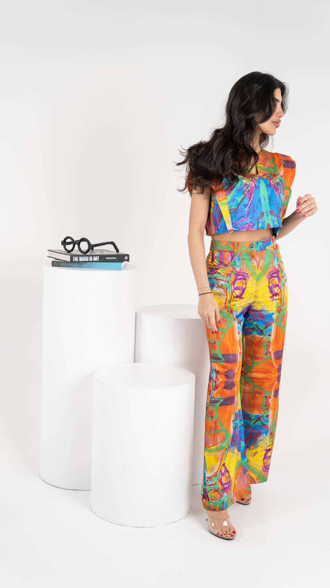 Mural Flange Shirt (SET) توب