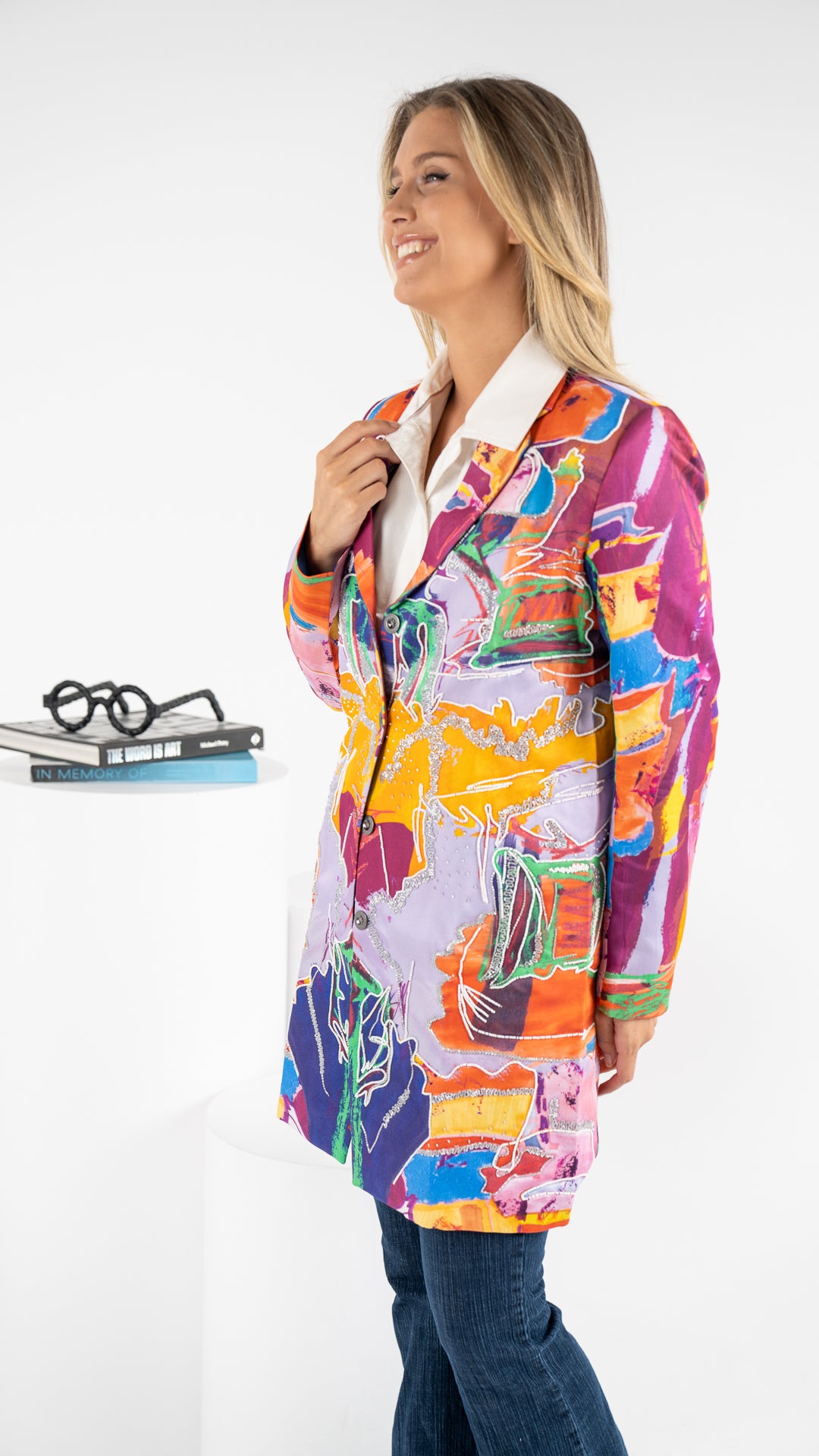 Aubergine Blazer Dress جاكيت