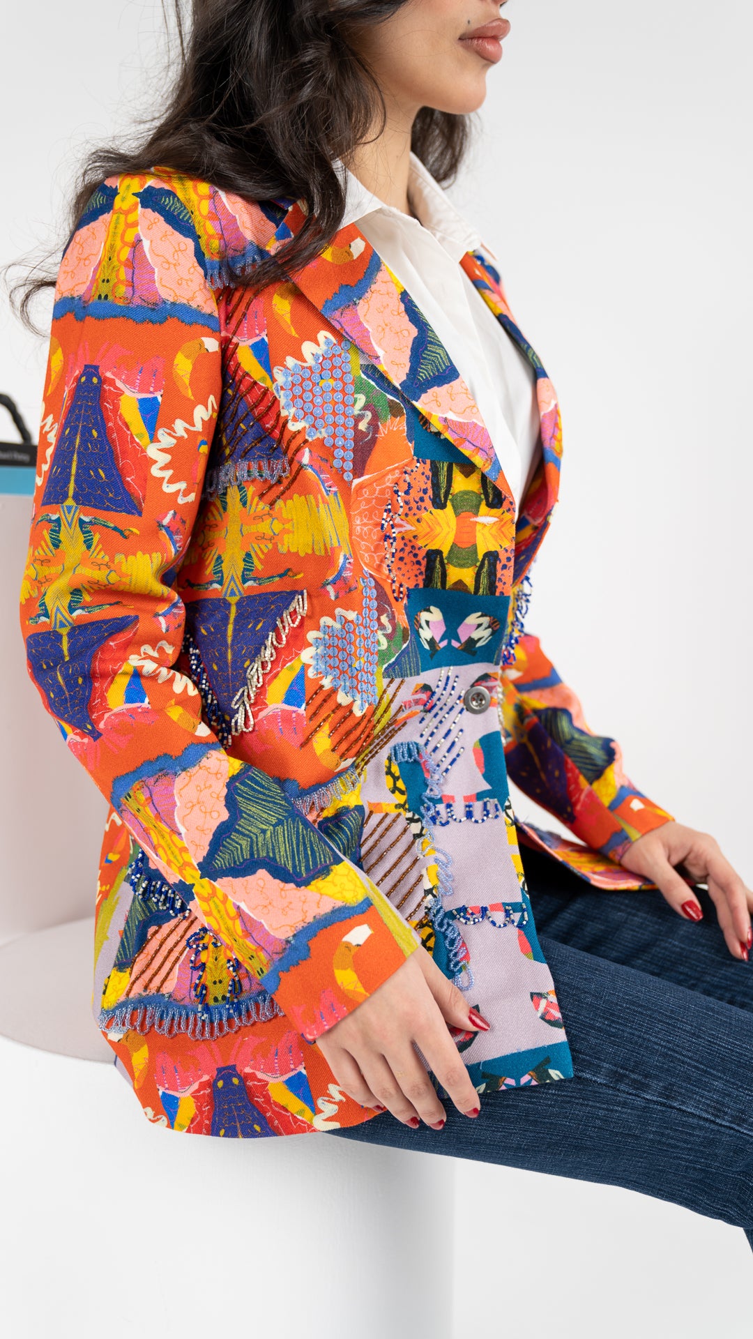 Odalisque Embroidered Blazer جاكيت