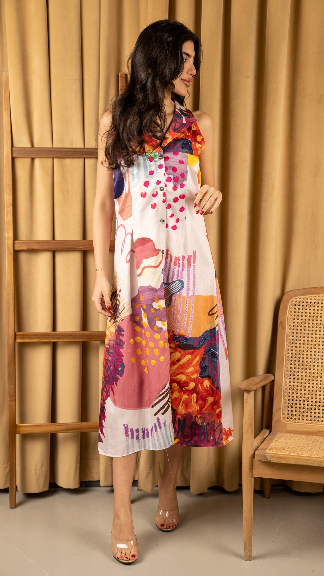 Forest Vest Dress نفنوف