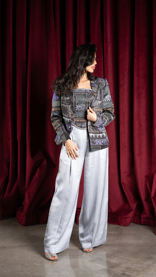 Lavender EMB Blazer جاكيت