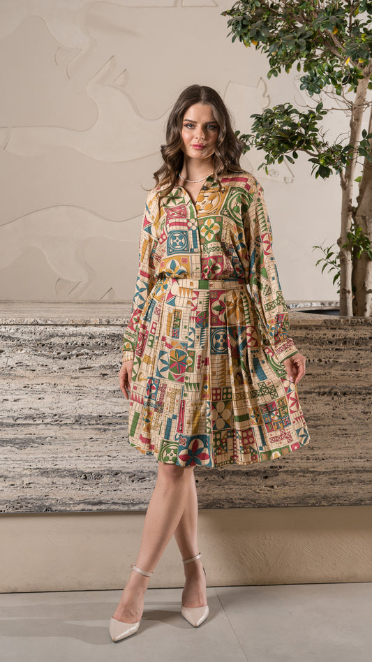 Brandy Pleated Skirt