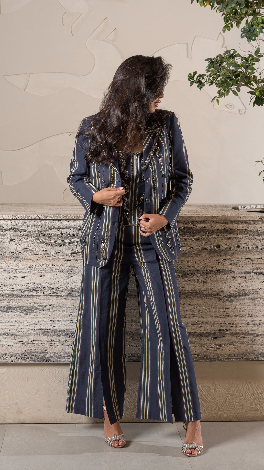 Navy Road EMB Blazer