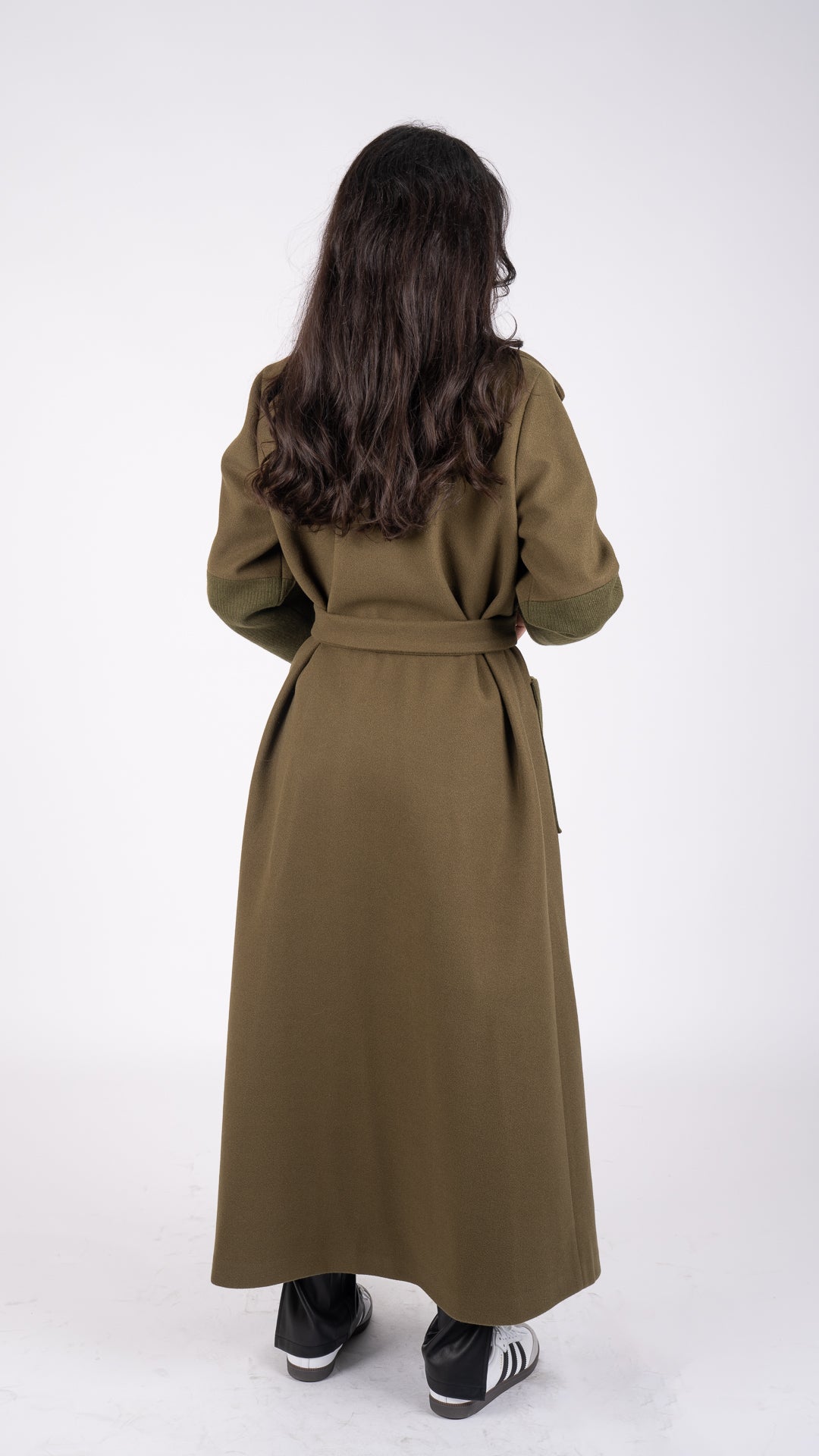 Mix Material Coat  جاكيت