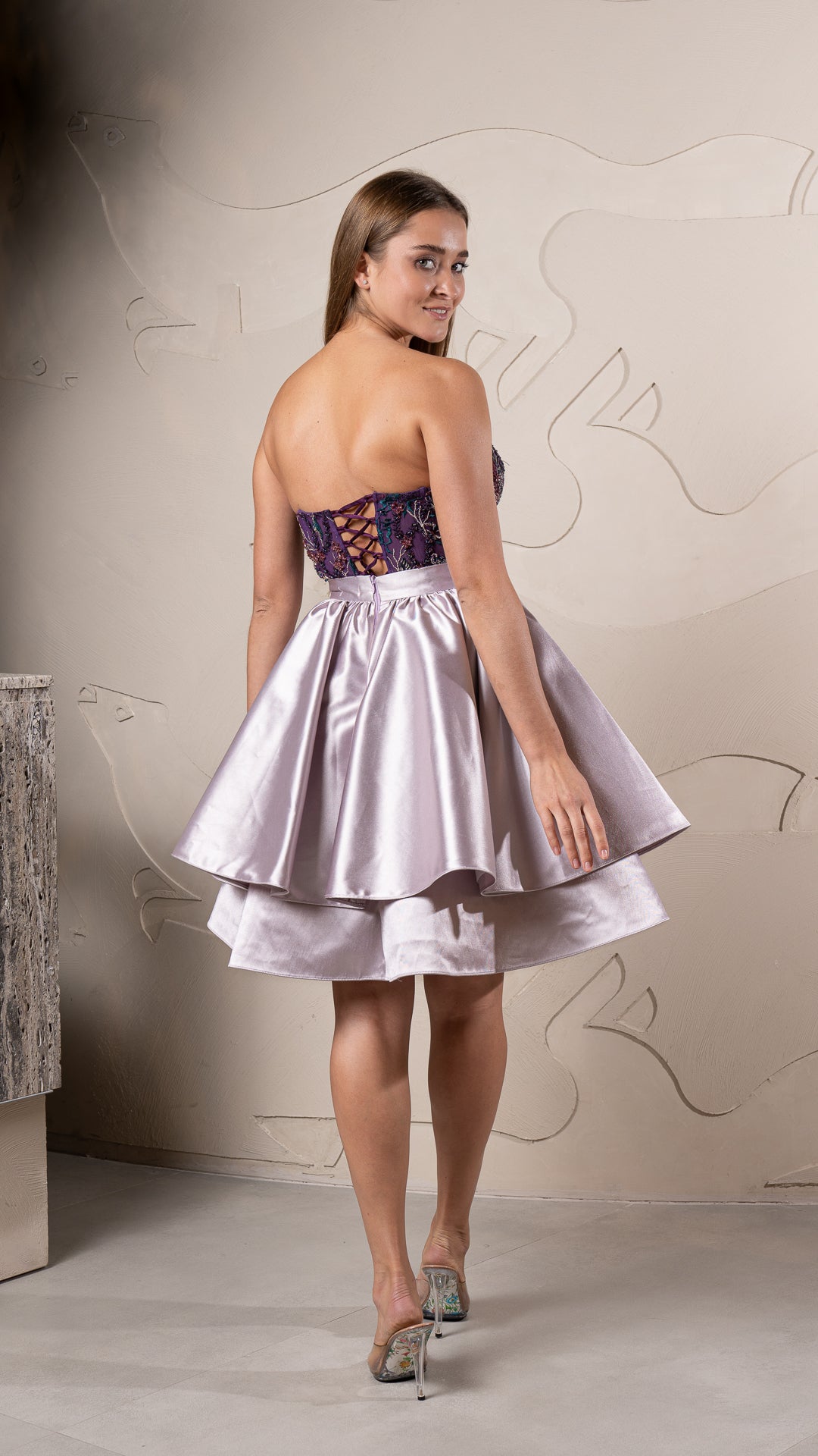 Dream EMB Corset / Purple