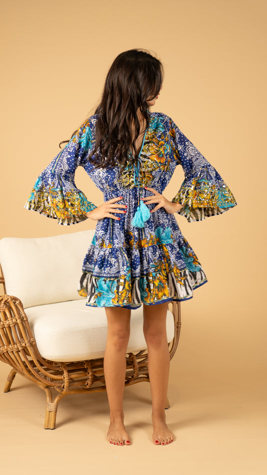 Scollo /Short Dress نفنوف