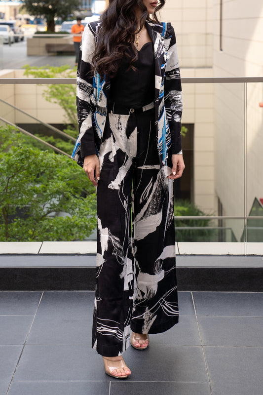 Blue touch trouser