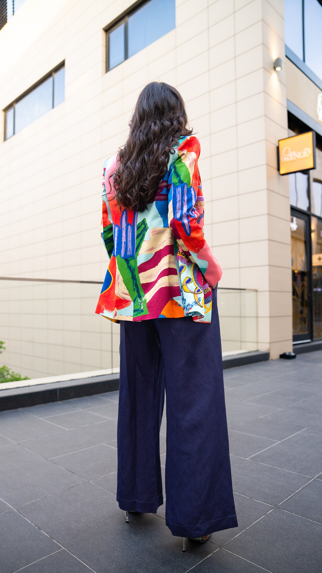 Rainbow EMB Blazer