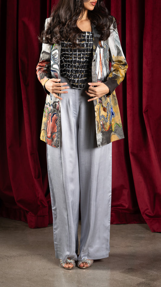 Lines EMB Corset توب