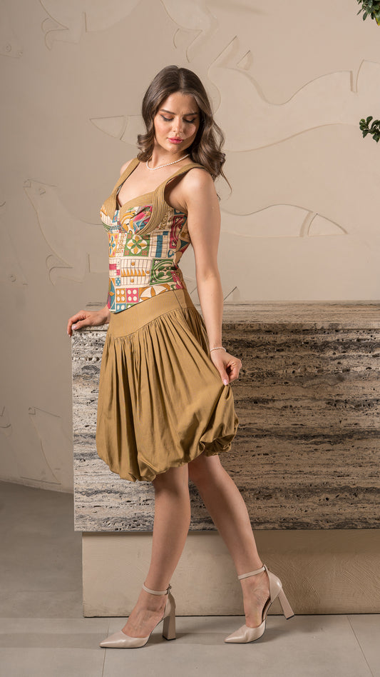 Brandy Buble Skirt