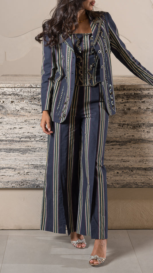 Navy Road EMB Blazer