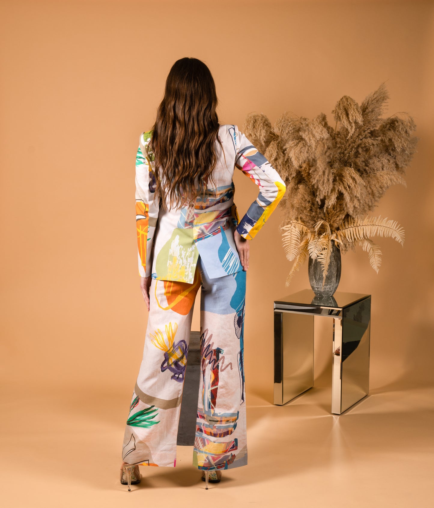 Doodle Embroidered Blazer (SET) جاكيت