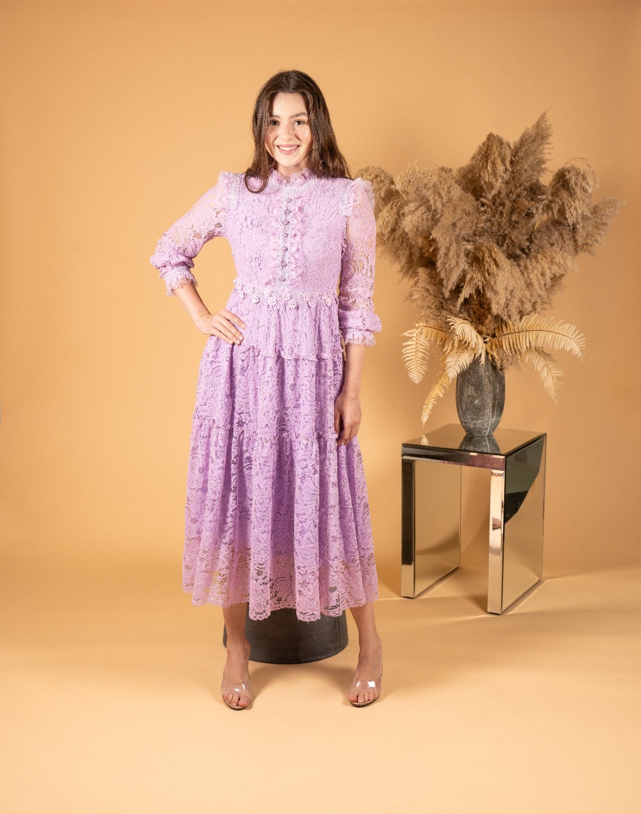 Lilac Lavender Dress نفانيف